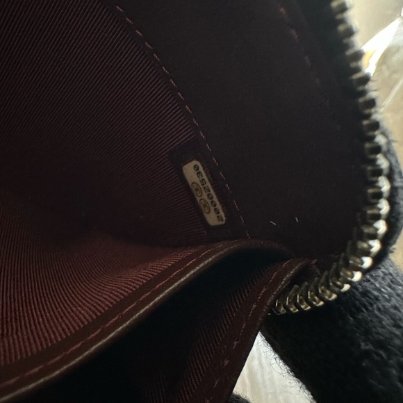 CHANEL ZIP AROUND WALLET LAMBSKIN W/ Silver HW - Picture 12 of 12